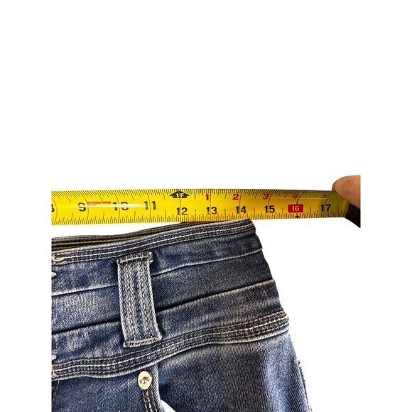 KanCan Estilo Womens Skinny Jeans High Rise Size 11/29 Triple Button Stretch - Picture 12 of 12